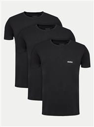 ΣΕΤ 3 T-SHIRTS 50480088 ΜΑΥΡΟ REGULAR FIT HUGO