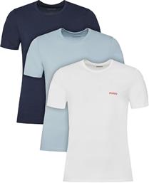 ΣΕΤ 3 T-SHIRTS 50532811 ΕΓΧΡΩΜΟ REGULAR FIT HUGO