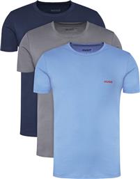 ΣΕΤ 3 T-SHIRTS 50532811 ΕΓΧΡΩΜΟ REGULAR FIT HUGO