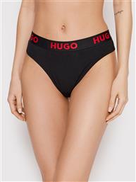 ΣΤΡΙΝΓΚ THONG SPORTY LOGO 50469651 ΜΑΥΡΟ HUGO