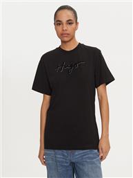 T-SHIRT 50528585 ΜΑΥΡΟ REGULAR FIT HUGO