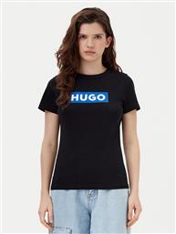 T-SHIRT CLASSIC 50510772 ΜΑΥΡΟ REGULAR FIT HUGO