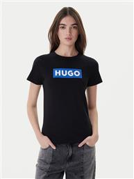 T-SHIRT CLASSIC 50510772 ΜΑΥΡΟ SLIM FIT HUGO