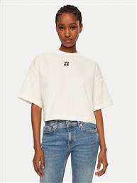 T-SHIRT CROPPED TEE 50517790 ΕΚΡΟΥ RELAXED FIT HUGO