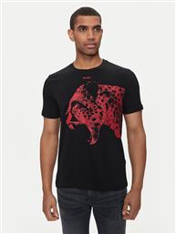 T-SHIRT DIKOBRA 50519013 ΜΑΥΡΟ REGULAR FIT HUGO