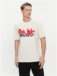 T-SHIRT DINRICKO 50508513 ΛΕΥΚΟ RELAXED FIT HUGO