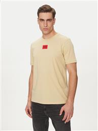 T-SHIRT DIRAGOLINO212 50447978 ΜΠΕΖ REGULAR FIT HUGO