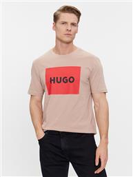 T-SHIRT DULIVE222 50467952 ΜΠΕΖ REGULAR FIT HUGO