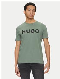 T-SHIRT DULIVIO 50467556 ΠΡΑΣΙΝΟ REGULAR FIT HUGO