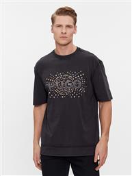 T-SHIRT DUNIC 50504534 ΜΑΥΡΟ RELAXED FIT HUGO
