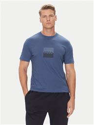 T-SHIRT DUSPLIT 50542784 ΣΚΟΥΡΟ ΜΠΛΕ REGULAR FIT HUGO από το EPAPOUTSIA