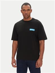 T-SHIRT DUWOOD 50538512 ΜΑΥΡΟ RELAXED FIT HUGO