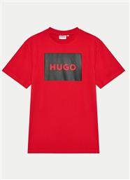 T-SHIRT G00144 D ΚΟΚΚΙΝΟ REGULAR FIT HUGO