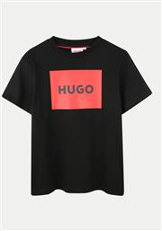 T-SHIRT G00144 M ΜΑΥΡΟ REGULAR FIT HUGO