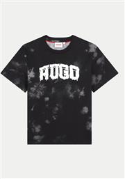 T-SHIRT G00150 M ΜΑΥΡΟ REGULAR FIT HUGO