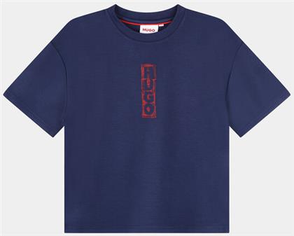 T-SHIRT G25140 S ΜΠΛΕ REGULAR FIT HUGO