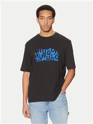 T-SHIRT NAFRALO 50533528 ΜΑΥΡΟ REGULAR FIT HUGO