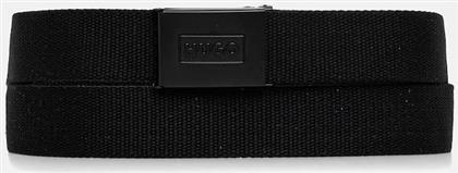 ΖΩΝΗ GARRATT-PLATE ΧΡΩΜΑ: ΜΑΥΡΟ, 50558794 HUGO