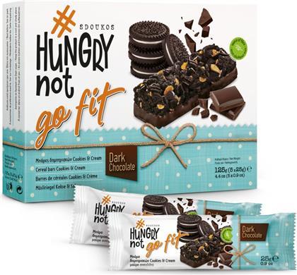 ΜΠΑΡΕΣ ΔΗΜΗΤΡΙΑΚΩΝ COOKIES & CREAM ΜΑΥΡΗ ΣΟΚΟΛΑΤΑ 5X25G HUNGRY NOT