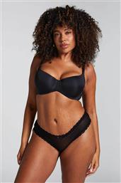 ΓΥΝΑΙΚΕΙΟ ΣΛΙΠ BRAZILIAN V-SHAPE ''DOT FLOCK'' - 300106002 ΜΑΥΡΟ HUNKEMOLLER