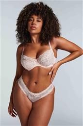 ΓΥΝΑΙΚΕΙΟ ΣΛΙΠ BRAZILIAN V-SHAPE ''FLORAL'' - 300095002 ΡΟΖ ΑΝΟΙΧΤΟ HUNKEMOLLER από το NOTOS