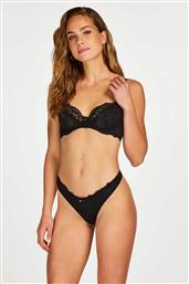 ΓΥΝΑΙΚΕΙΟ ΣΛΙΠ STRING ''MARINE'' - 202514002 ΜΑΥΡΟ HUNKEMOLLER