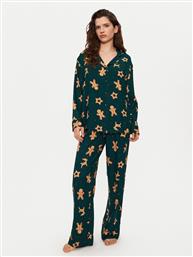 ΠΙΤΖΑΜΑ 300547 ΠΡΑΣΙΝΟ RELAXED FIT HUNKEMOLLER