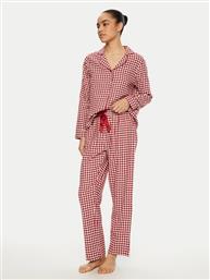 ΠΙΤΖΑΜΑ FLANNEL 300635 ΚΟΚΚΙΝΟ REGULAR FIT HUNKEMOLLER