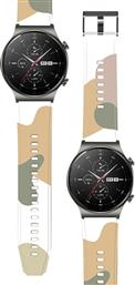 ΛΟΥΡΑΚΙ BAND MORO ΓΙΑ HUAWEI WATCH GT2 PRO 46MM - CAMO GREEN HURTEL