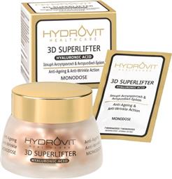 HYALURONIC ACID 3D SUPERLIFTER ΙΣΧΥΡΗ ΑΝΤΙΓΗΡΑΝΤΙΚΗ & ΑΝΤΙΡΥΤΙΔΙΚΗ ΔΡΑΣΗ ΥΨΗΛΗΣ ΤΕΧΝΟΛΟΓΙΑΣ 60MONODOSES HYDROVIT