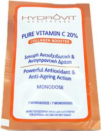 PURE VITAMIN C 20% COLLAGEN BOOSTER ΕΝΥΔΑΤΙΚΟΣ ΑΝΤΙΟΞΕΙΔΩΤΙΚΟΣ ΟΡΟΣ ΑΝΤΙΓΗΡΑΝΤΙΚΗΣ ΦΡΟΝΤΙΔΑΣ 7 ΗΜΕΡΩΝ 7 MONODOSES HYDROVIT