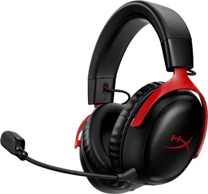 CLOUD III GAMING ΑΣΥΡΜΑΤΑ ΑΚΟΥΣΤΙΚΑ 2.4GHZ/USB - ΜΑΥΡΑ/ΚΟΚΚΙΝΟ HYPERX