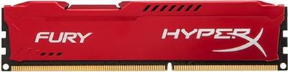 FURY RED 4GB DDR3-1866MHΖ CL10 (HX318C10FR/4) ΜΝΗΜΗ RAM HYPERX