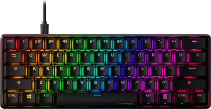 GAMING ΠΛΗΚΤΡΟΛΟΓΙΟ ALLOY ORIGINS 60 ΕΝΣΥΡΜΑΤΟ ΜΗΧΑΝΙΚΟ RGB - ΜΑΥΡΟ HYPERX