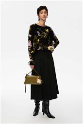 IBLUES ΓΥΝΑΙΚΕΙΑ MIDI ΦΟΥΣΤΑ ΜΕ ΠΙΕΤΕΣ ''STRESA'' - 2527106022200 ΜΑΥΡΟ I BLUES