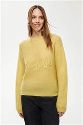 IBLUES ΓΥΝΑΙΚΕΙΑ ΠΛΕΚΤΗ ΜΠΛΟΥΖΑ ΜΕ ΑΝΑΓΛΥΦΟ ΚΕΝΤΗΜΑ ''OGLIO'' - 2527366221200 ΚΙΤΡΙΝΟ I BLUES