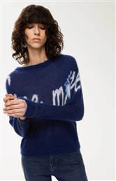 IBLUES ΓΥΝΑΙΚΕΙΑ ΠΛΕΚΤΗ ΜΠΛΟΥΖΑ ΜΕ ΣΧΕΔΙΟ ''DONNOLA'' - 2527366291200 ΜΠΛΕ ΣΚΟΥΡΟ I BLUES