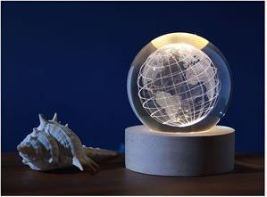 ΛΑΜΠΑ XL2712 CRYSTAL BALL EARTH SMALL (6CM) I-TOTAL