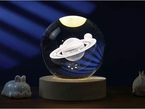 ΛΑΜΠΑ XL2714A CRYSTAL BALL SATURN MEDIUM (8CM) I-TOTAL