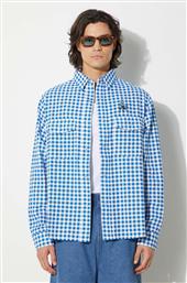 ΒΑΜΒΑΚΕΡΟ ΠΟΥΚΑΜΙΣΟ LONGSLEEVE PRINTED CHECK SHIRT ΑΝΔΡΙΚΟ, IC24222 ICECREAM