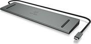 11 IN 1 TYPE-C DOCKING STATION WITH TRIPLE VIDEO OUTPUT PD100W IB-DK2106-C ICY BOX