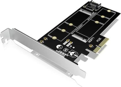 CONTROLLER PCI ICYBOX IB-PCI209 2X M.2 SSD - SATA3 PCIE X4 HOST ICY BOX