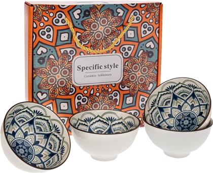 ΜΠΩΛ ΚΕΡΑΜΙΚΟ ΣΕΤ 4ΤΜΧ ΜΠΛΕ 11X6ΕΚ. 91908 (ΥΛΙΚΟ: ΚΕΡΑΜΙΚΟ, ΧΡΩΜΑ: ΜΠΛΕ) - - IL-91908 ILIADIS