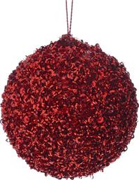 ΧΡΙΣΤΟΥΓΕΝΝΙΑΤΙΚΗ ΜΠΑΛΑ FOAM ΚΟΚΚΙΝΗ GLITTER 6ΕΚ. 83480 (ΣΕΤ 36 ΤΕΜΑΧΙΑ) (ΧΡΩΜΑ: ΚΟΚΚΙΝΟ, ΥΛΙΚΟ: POLYFOAM) - - IL-83480 ILIADIS