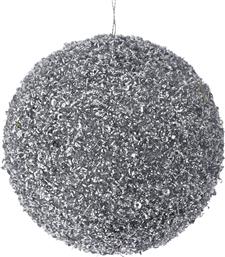 ΧΡΙΣΤΟΥΓΕΝΝΙΑΤΙΚΗ ΜΠΑΛΑ POLYFOAM ΑΣΗΜΙ GLITTER 12ΕΚ. 83518 (ΣΕΤ 8 ΤΕΜΑΧΙΑ) (ΧΡΩΜΑ: ΑΣΗΜΙ , ΥΛΙΚΟ: POLYFOAM) - - IL-83518 ILIADIS