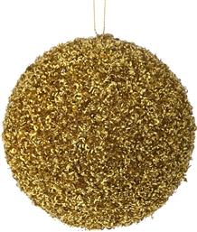 ΧΡΙΣΤΟΥΓΕΝΝΙΑΤΙΚΗ ΜΠΑΛΑ POLYFOAM ΧΡΥΣΗ GLITTER 12ΕΚ. 83517 (ΣΕΤ 8 ΤΕΜΑΧΙΑ) (ΧΡΩΜΑ: ΧΡΥΣΟ , ΥΛΙΚΟ: POLYFOAM) - - IL-83517 ILIADIS