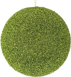ΧΡΙΣΤΟΥΓΕΝΝΙΑΤΙΚΗ ΜΠΑΛΑ POLYFOAM ΛΑΧΑΝΙ GLITTER 20ΕΚ. 83546 (ΣΕΤ 2 ΤΕΜΑΧΙΑ) (ΧΡΩΜΑ: ΛΑΧΑΝΙ , ΥΛΙΚΟ: POLYFOAM) - - IL-83546 ILIADIS