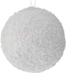ΧΡΙΣΤΟΥΓΕΝΝΙΑΤΙΚΗ ΜΠΑΛΑ POLYFOAM ΛΕΥΚΗ GLITTER 15ΕΚ. 83531 (ΣΕΤ 2 ΤΕΜΑΧΙΑ) (ΧΡΩΜΑ: ΛΕΥΚΟ, ΥΛΙΚΟ: POLYFOAM) - - IL-83531 ILIADIS