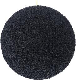 ΧΡΙΣΤΟΥΓΕΝΝΙΑΤΙΚΗ ΜΠΑΛΑ POLYFOAM ΜΑΥΡΗ GLITTER 20ΕΚ. 83551 (ΣΕΤ 2 ΤΕΜΑΧΙΑ) (ΧΡΩΜΑ: ΜΑΥΡΟ, ΥΛΙΚΟ: POLYFOAM) - - IL-83551 ILIADIS