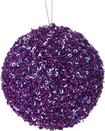 ΧΡΙΣΤΟΥΓΕΝΝΙΑΤΙΚΗ ΜΠΑΛΑ POLYFOAM ΜΩΒ GLITTER 8ΕΚ. 83502 (ΣΕΤ 24 ΤΕΜΑΧΙΑ) (ΧΡΩΜΑ: ΜΩΒ, ΥΛΙΚΟ: POLYFOAM) - - IL-83502 ILIADIS